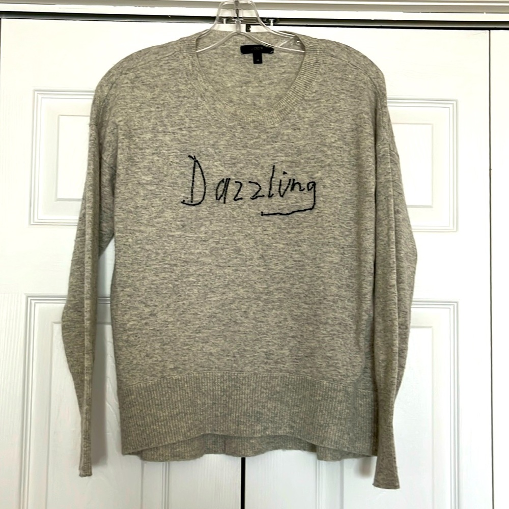 J. Crew embellished sweater